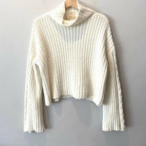 Anthropologie NWOT Cloth & Stone Ivory Sweater